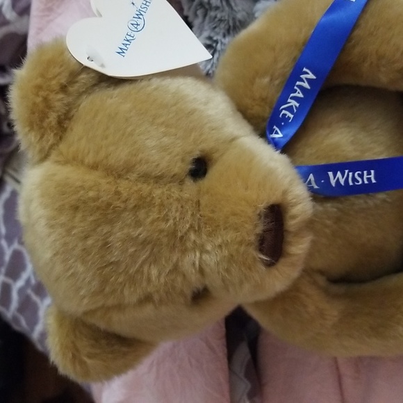 Make a Wish Bear and extras Plush bundle of 3 - Picture 1 of 13